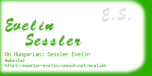 evelin sessler business card